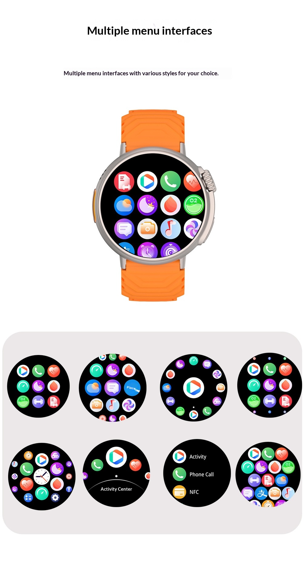 Smartwatch Mit Bluetooth Anruffunktion Und Großem Display_voghion.com