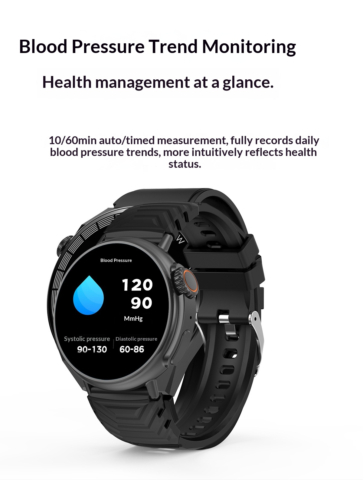 Smartwatch Mit Bluetooth Anruffunktion Und Großem Display_voghion.com