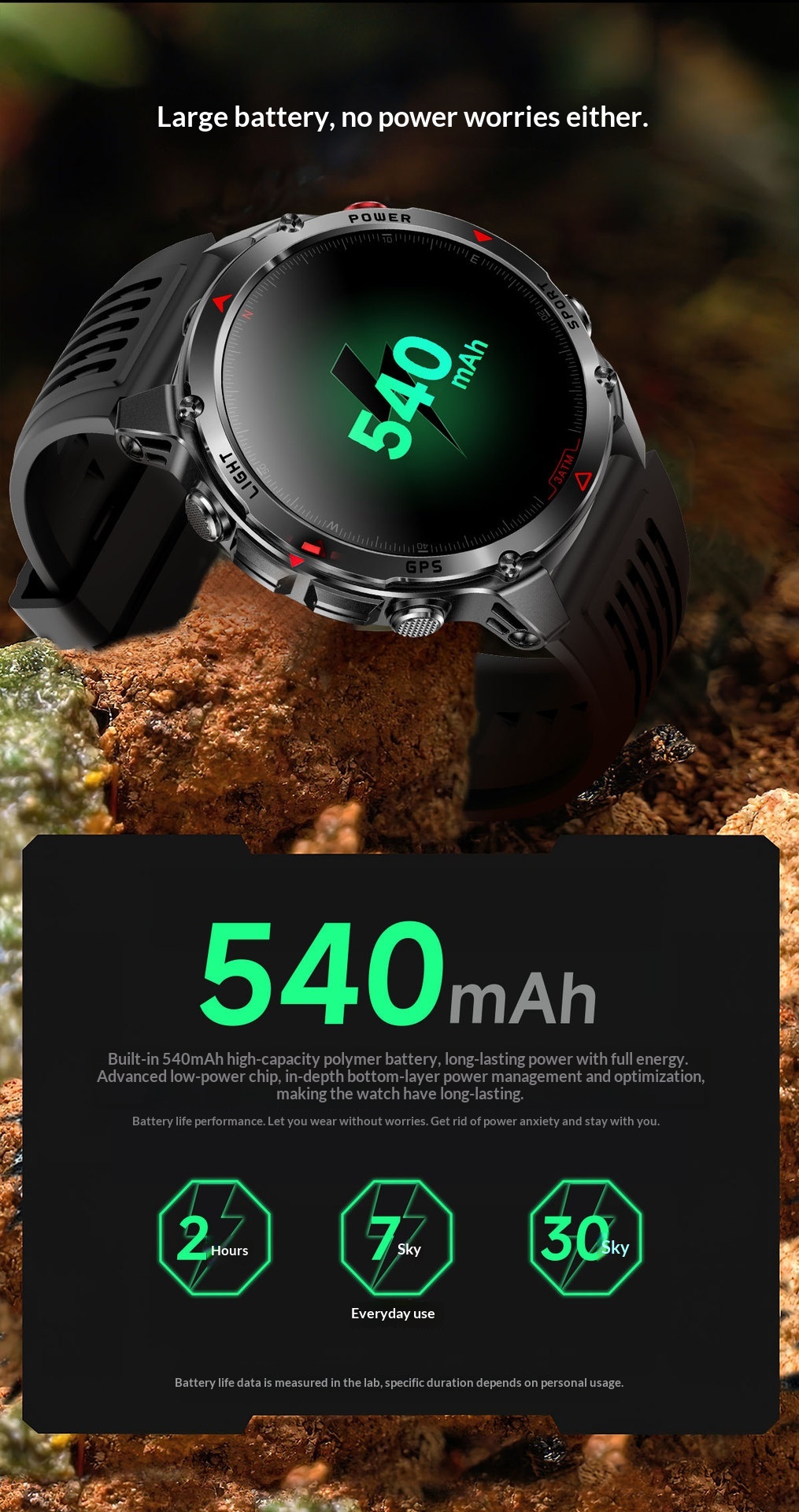Smartwatch gps con chiamate bluetooth e torcia integrata_voghion.com