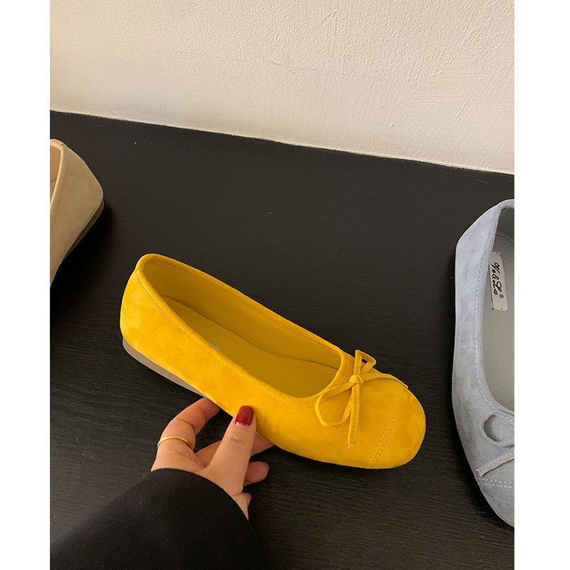 Tanzschuhe für Damen, Mary Jane aus echtem Leder mit integrierter Absatzhöhe, Frühjahrskollektion 2025, Ballettschuhe zum Hineinschlüpfen mit weichen Sohlen_voghion.com
