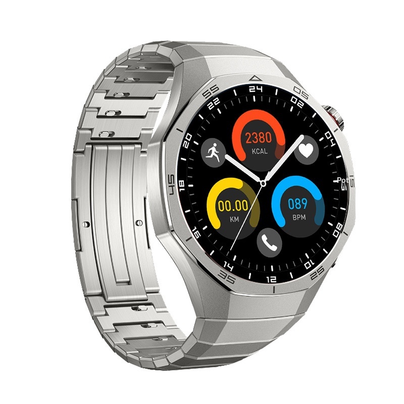 Smartwatch GT5P con ricarica wireless, pagamenti offline, NFC, chiamate Bluetooth, monitoraggio della salute e tracciamento sportivo._voghion.com