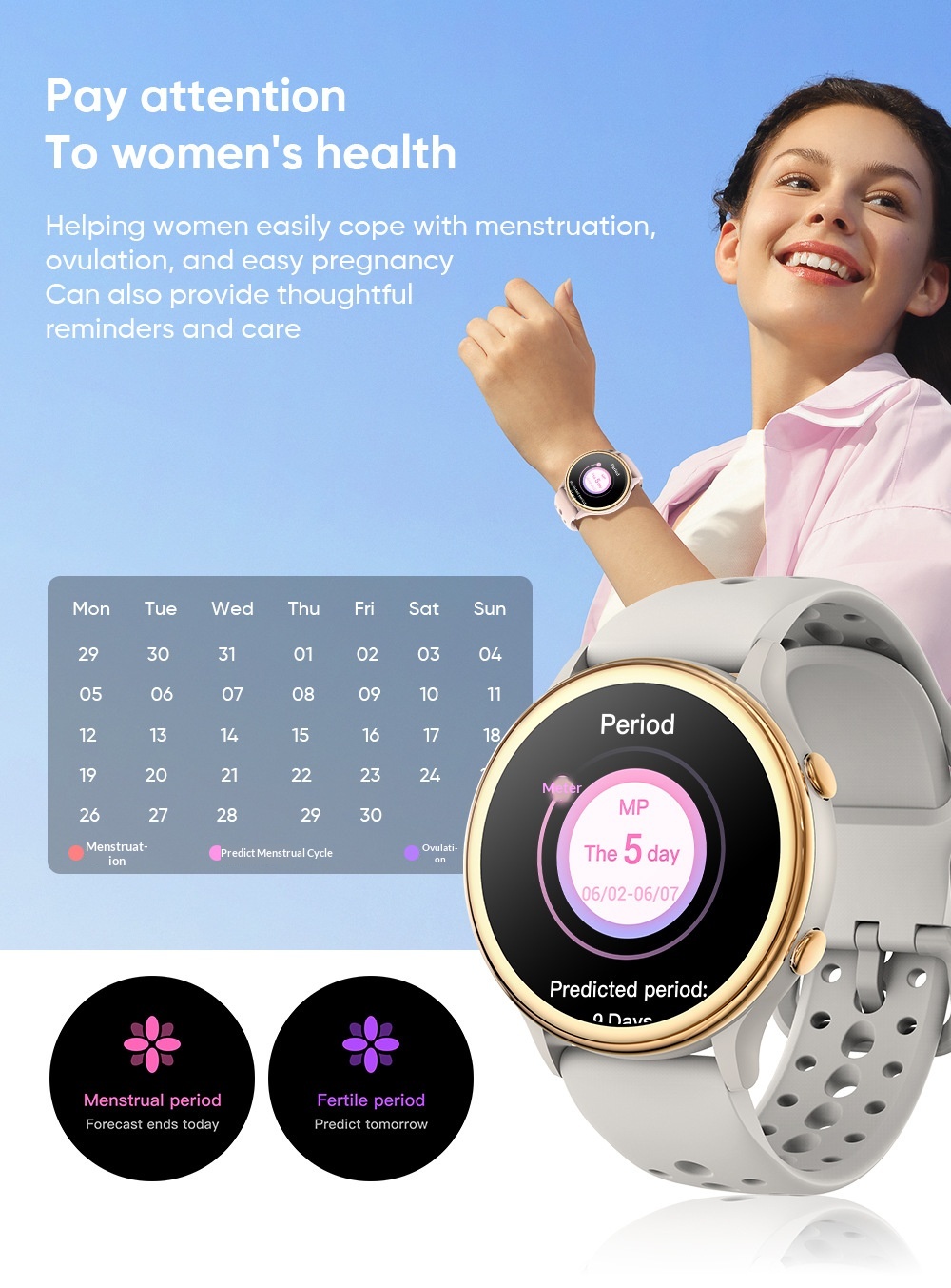 Smartwatch con monitor de salud y llamadas bluetooth_voghion.com