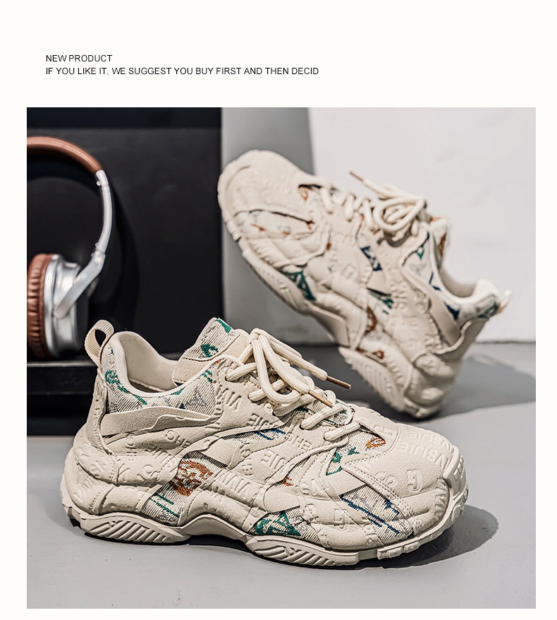 Herren Chunky Dad Sneakers Modische Freizeitschuhe Für Herren_voghion.com