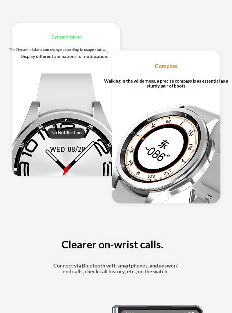 Smartwatch Watch 6 Max Mit Bluetooth-anruf Und Sprachsteuerung_voghion.com