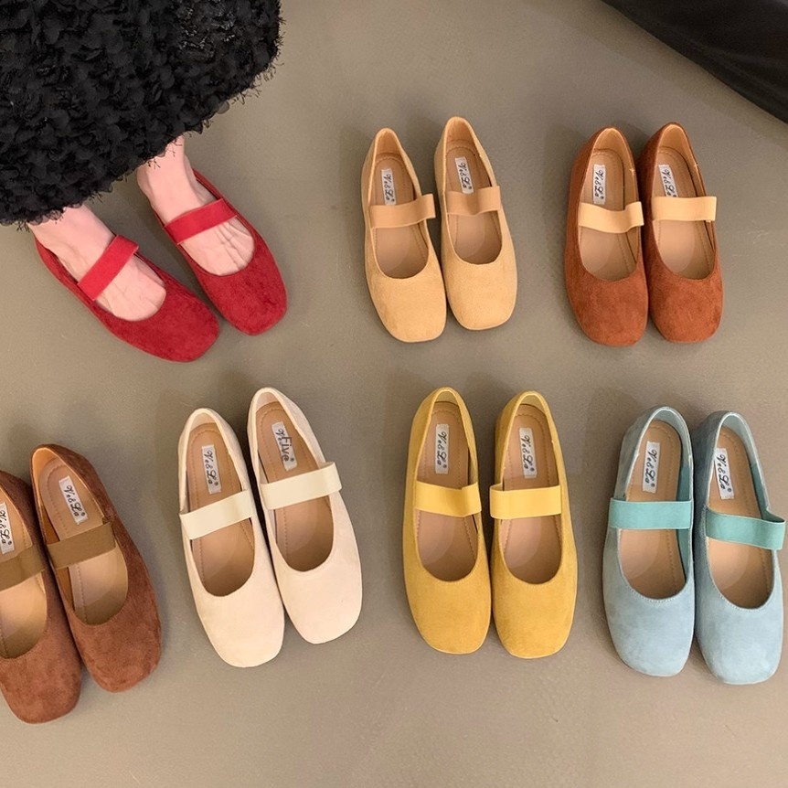 Dance Shoes Retro Gentle Bowknot Flats Ballet Early Autumn Evening French Soft Sole Single Women's Shoes_voghion.com