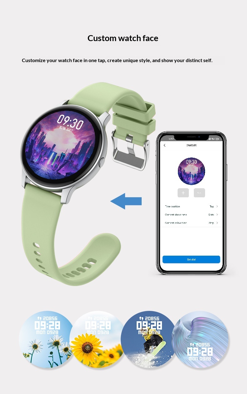 Smartwatch Mit Bluetooth-telefonie Herzfrequenz- Und Schlaf-check_voghion.com