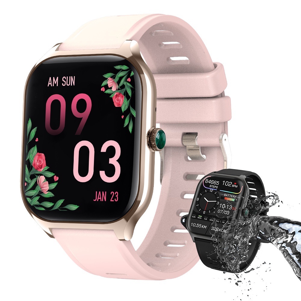 Nuevo reloj inteligente LX307 con Bluetooth, llamadas, control remoto, sensor de presión arterial, oxígeno en sangre, detección del sueño y modo multideporte._voghion.com