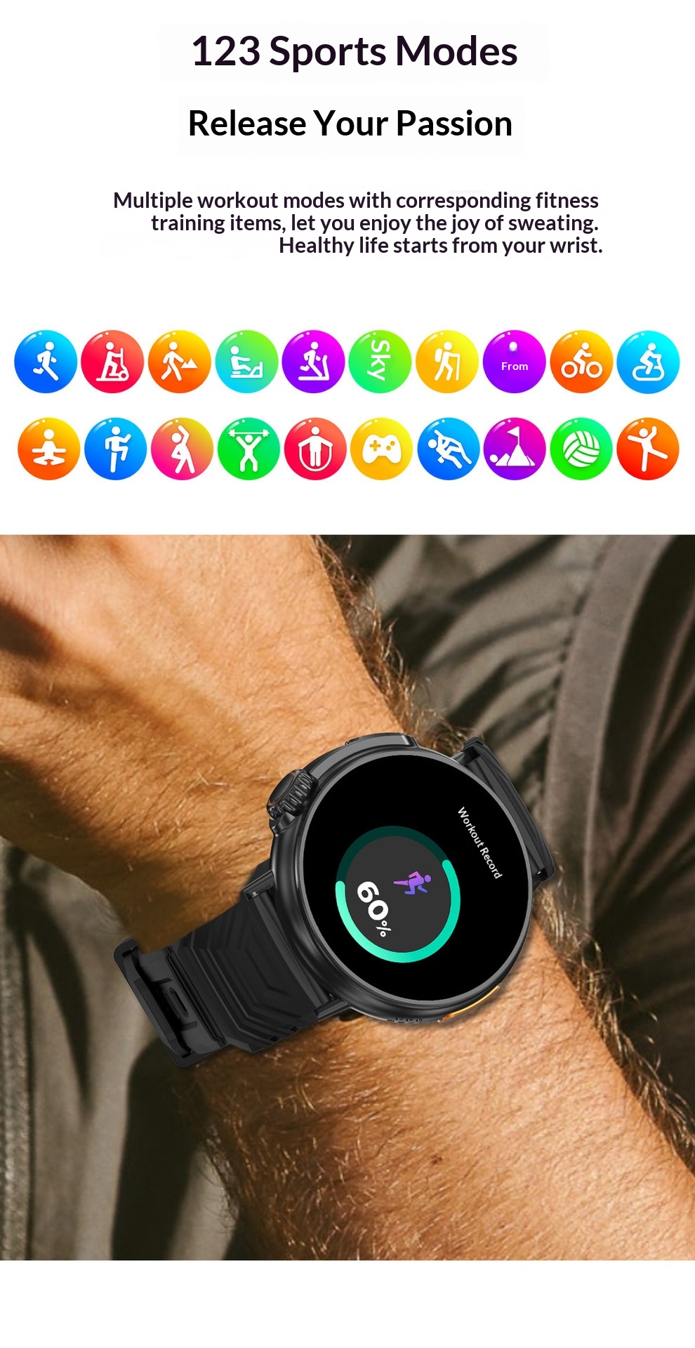 Smartwatch Mit Bluetooth Anruffunktion Und Großem Display_voghion.com