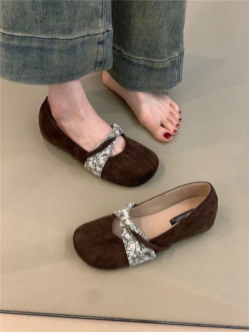 Retro mary jane dansesko til kvinder med rund tå_voghion.com