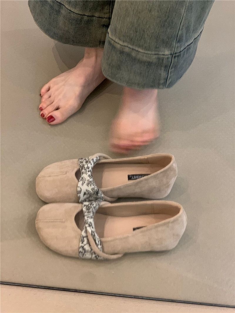 Retro mary jane dansesko til kvinder med rund tå_voghion.com