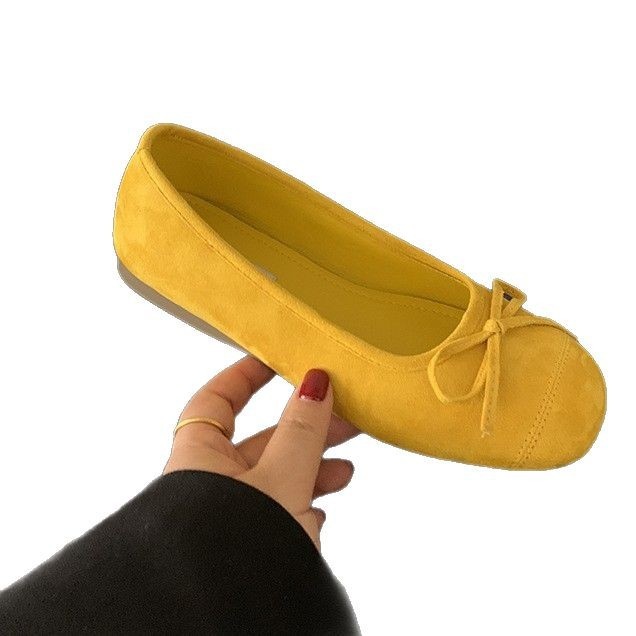 Tanzschuhe für Damen, Mary Jane aus echtem Leder mit integrierter Absatzhöhe, Frühjahrskollektion 2025, Ballettschuhe zum Hineinschlüpfen mit weichen Sohlen_voghion.com