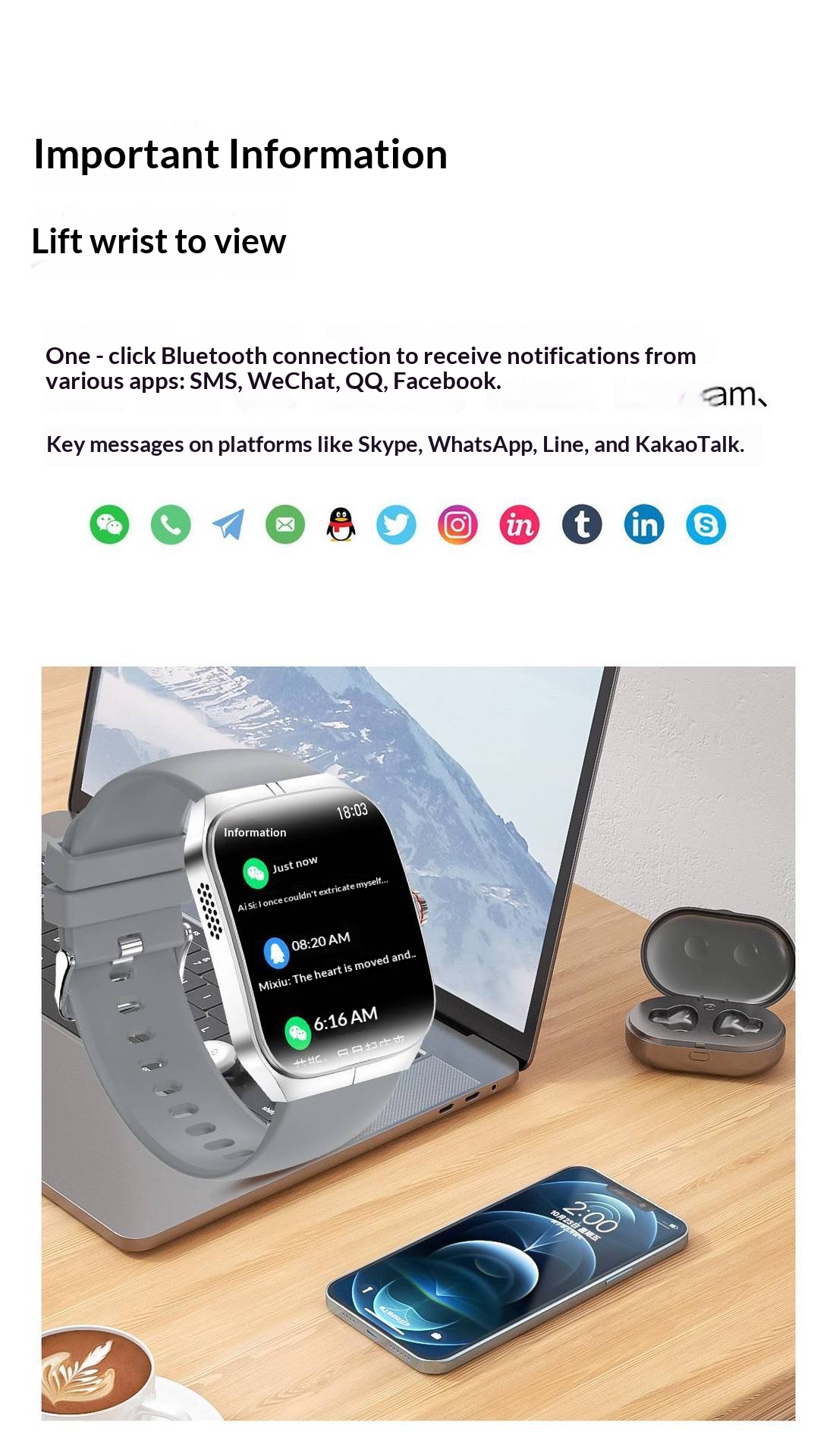 Smartwatch amoled con nfc bluetooth pressione e ossigeno sangue_voghion.com