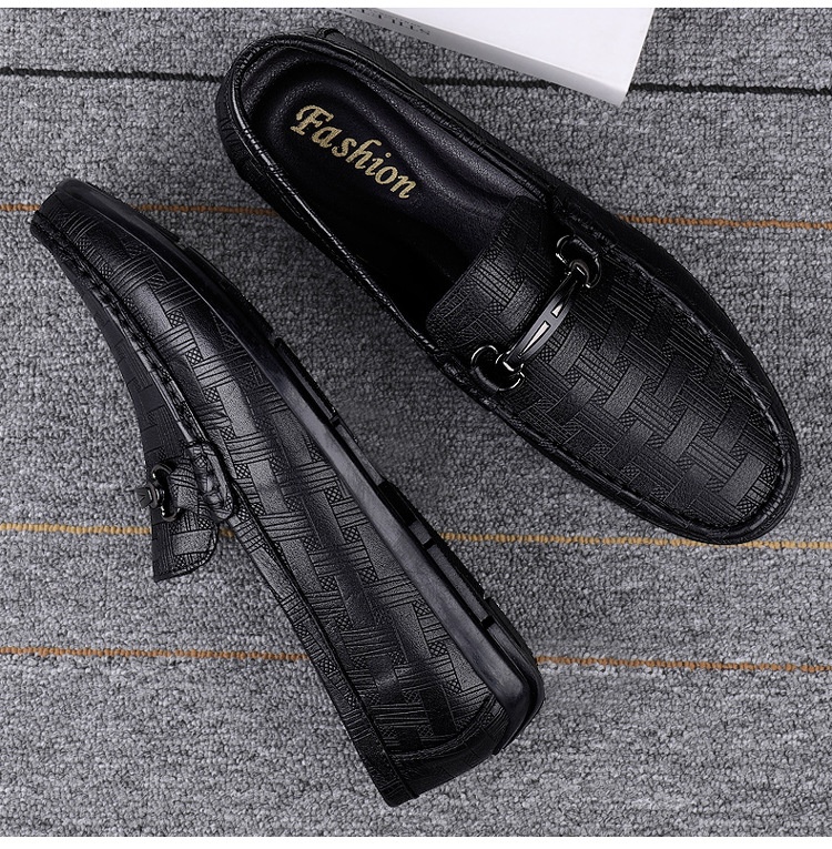 Herren Slipper Freizeitschuhe Aus Leder Flache Slipper Slipper_voghion.com