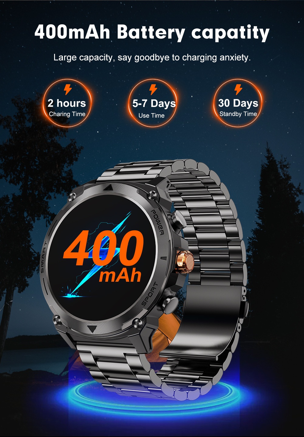 Smartwatch T53 Outdoor Bluetooth Amoled Pulsmessung Blutdruck_voghion.com