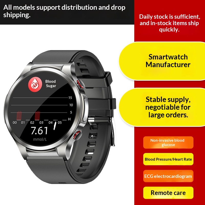 Multifunktionelt smartwatch med ekg blodtryk og puls_voghion.com