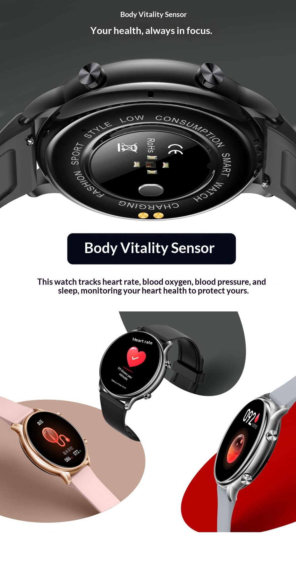 Inteligentné hodinky s bluetooth hovorom a meraním teploty_voghion.com