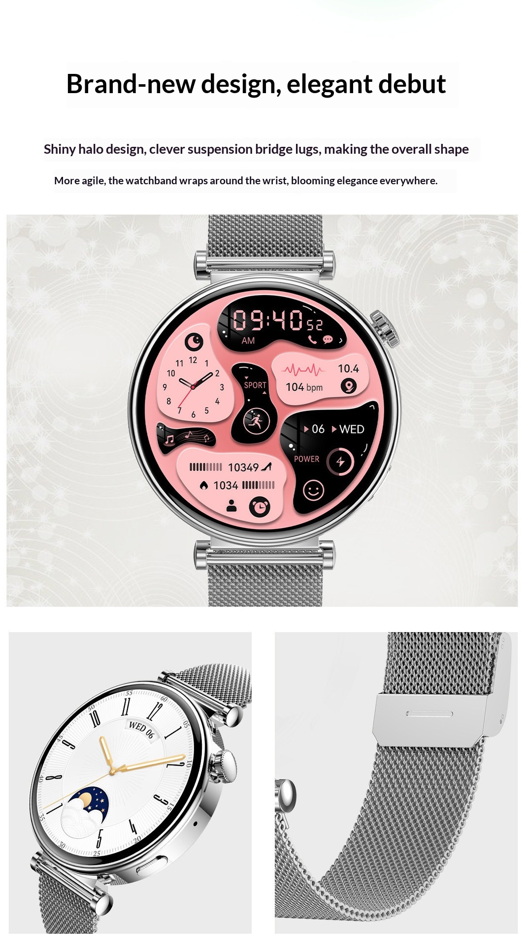 Smartwatch Amoled Con Chiamata Bluetooth Display Always-on_voghion.com