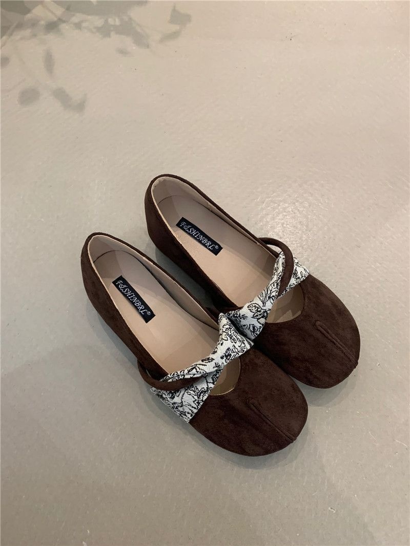 Retro mary jane dansesko til kvinder med rund tå_voghion.com