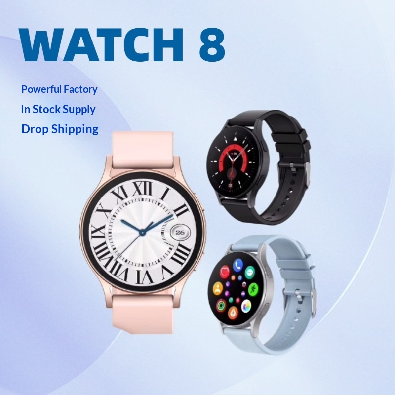 WATCH8 Smartwatch mit Bluetooth-Anruffunktion, Herzfrequenzmessung, Blutdruckmessung, Gesundheitsüberwachung, Sportfunktionen und intelligenten Erinnerungsfunktionen (L10K65)_voghion.com