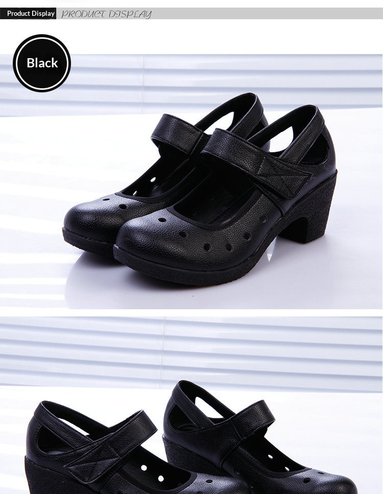 Comfortable Women's Square Toe Dance Shoes With Medium Heel_voghion.com