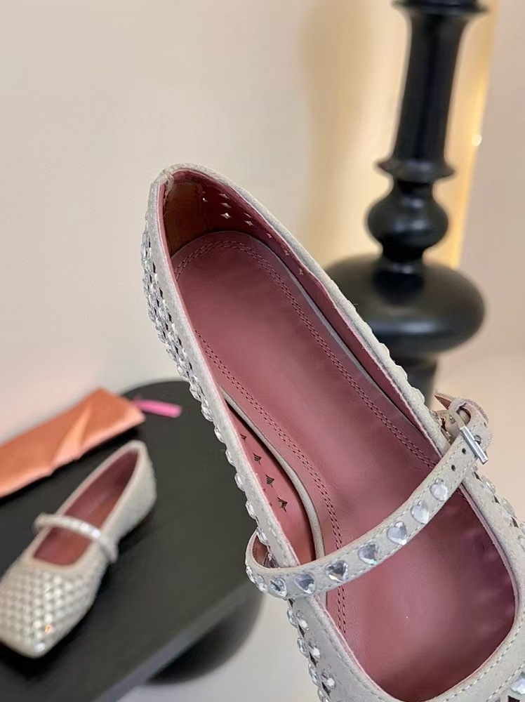 Damskor mary jane för dans i äkta läder med strass_voghion.com