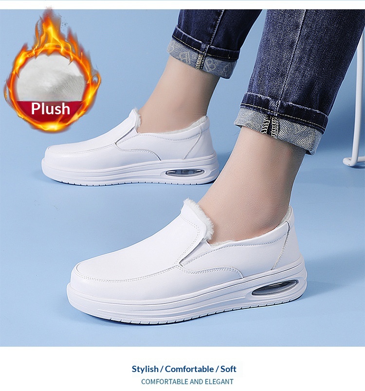Herren Freizeitschuhe Mit Luftpolster Und Warmem Fleece Futter_voghion.com