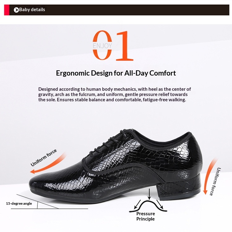 Herren Tanzschuhe Aus Echtem Leder Für Standard Und Outdoor_voghion.com