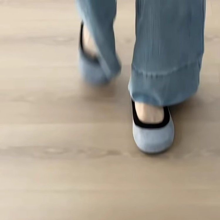 Scarpe da ballo retrò con punta arrotondata e tacco basso, perfette da abbinare a una gonna, scarpe da ballo basse, scarpe slip-on stile granny da donna, novità autunno 2024_voghion.com