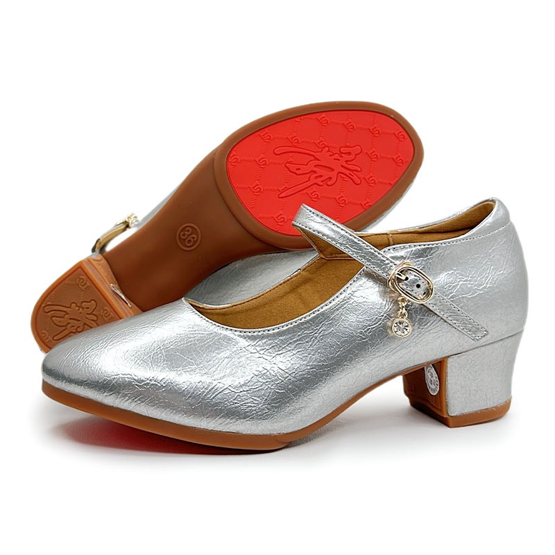 Dance Shoes Coolcolor Betty 1122F Adult Women's Outdoor Square Modern Rubber Sole Dance Jazz Shoes_voghion.com