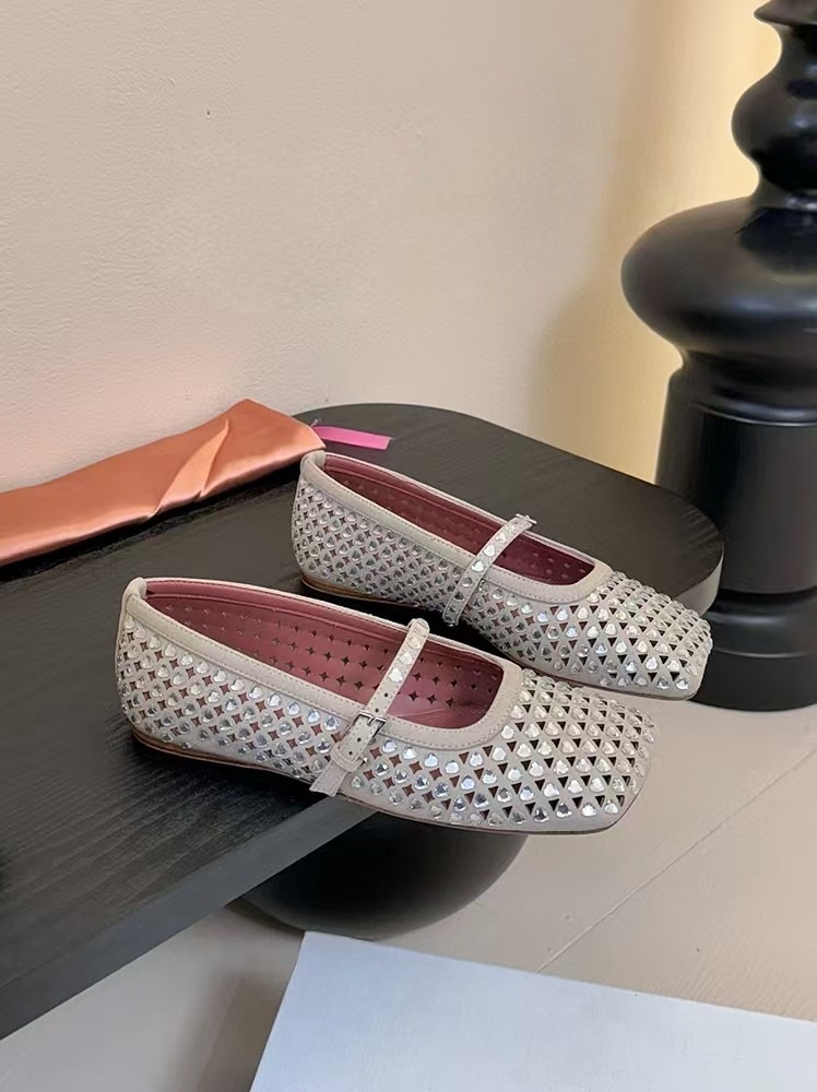 Damskor mary jane för dans i äkta läder med strass_voghion.com