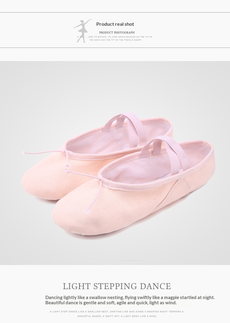 Ballet Dance Shoes For Women Soft Sole Pointe Practice Footwear_voghion.com
