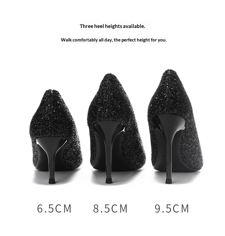 Scarpe da sposa con strass e tacco a spillo stile francese_voghion.com