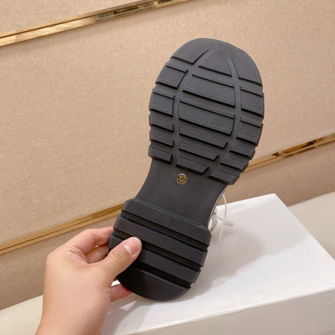 Herren Freizeitschuhe Mit Rindsleder Patchwork Und Dicker Sohle_voghion.com