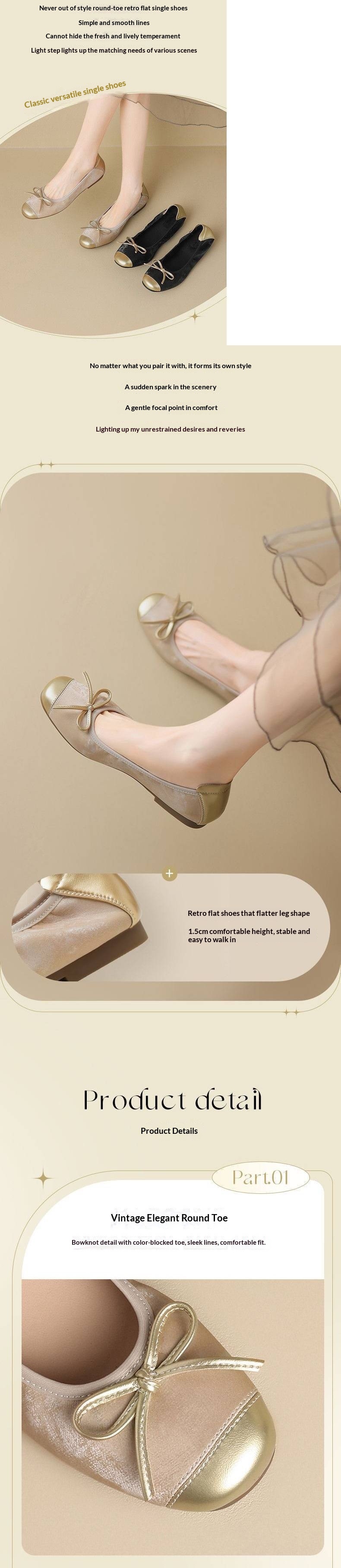 Ballerines de danse en cuir véritable pour femme souples_voghion.com