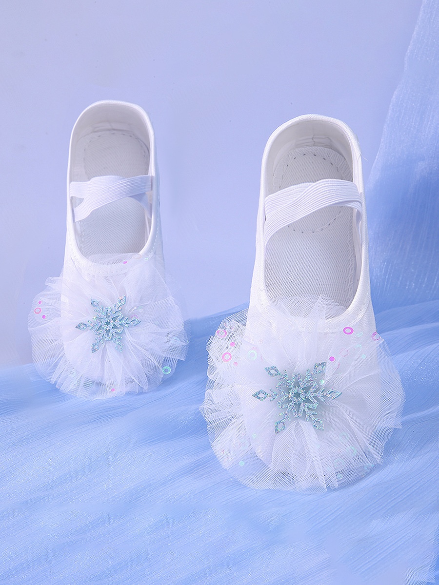 Sapatos de dança para mulher e criança com sola macia_voghion.com