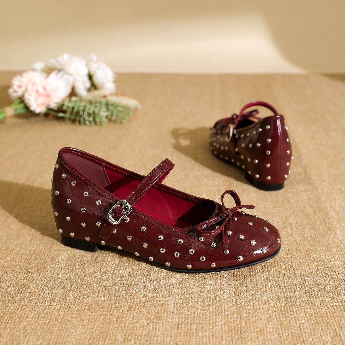 Dance Shoes Fengliya Single Fairy Bowknot 2025 New Silver Sparkling Crystal Full Diamond Flat Ballet Mary Jane Shoes_voghion.com
