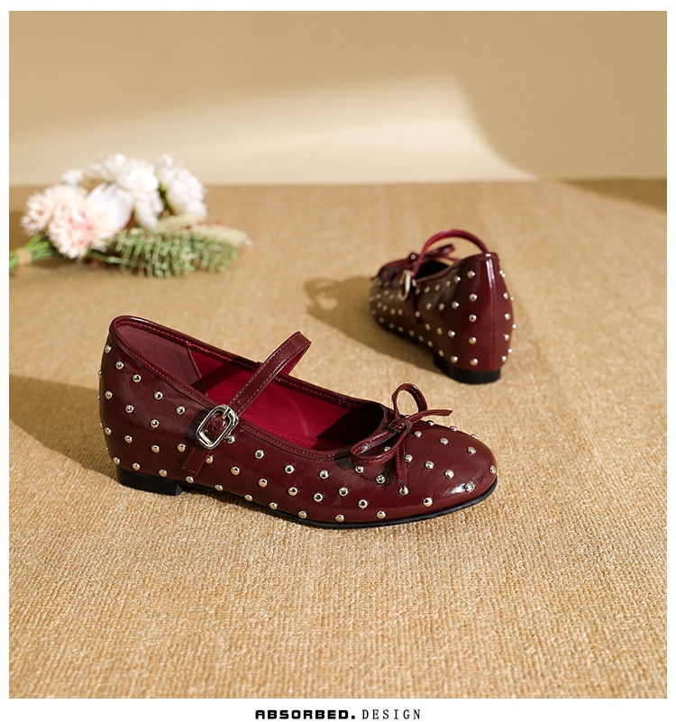 Ballerines de danse mary jane argentées à strass et nœud_voghion.com