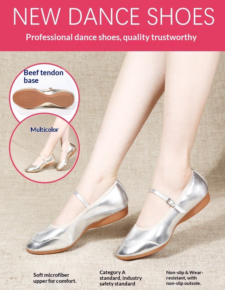 Women's Latin And Square Dance Shoes With Soft Soles For Dancing_voghion.com