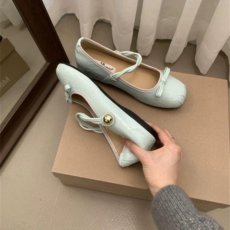 Dance Shoes Stunning Height Increasing Single For Women 2025 New Spring Summer Dress Mary Jane Ballet Gentle Style Evening Shoes_voghion.com