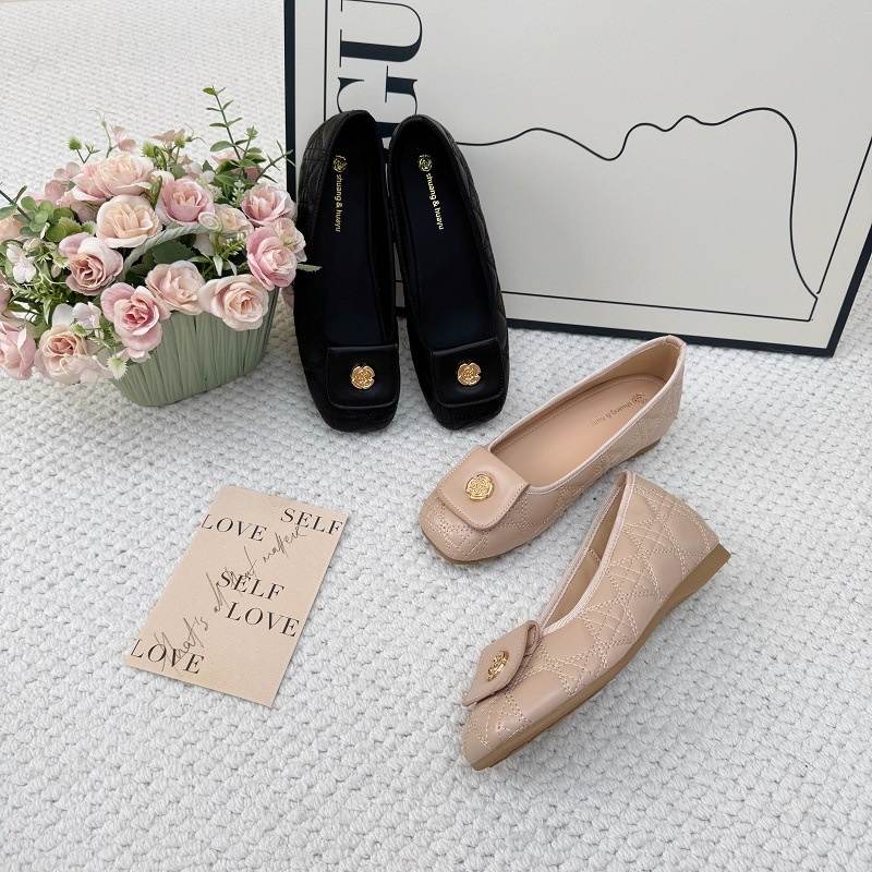 Women's Retro Mary Jane Dance Shoes With Diamond Pattern_voghion.com