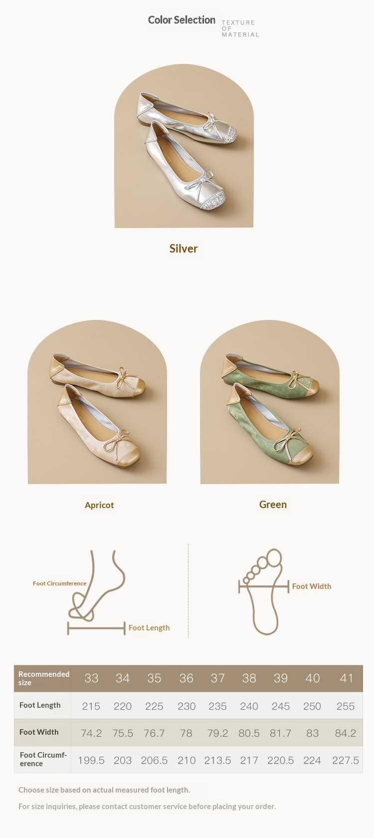 Sapatilhas de ballet para mulher prata estilo francês com laço_voghion.com