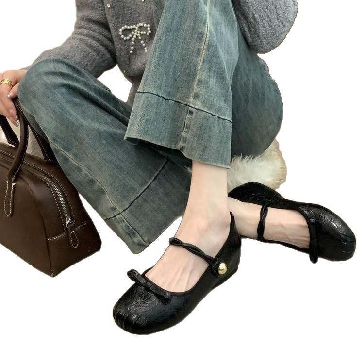 Dance Shoes Stunning Height Increasing Single For Women 2025 New Spring Summer Dress Mary Jane Ballet Gentle Style Evening Shoes_voghion.com