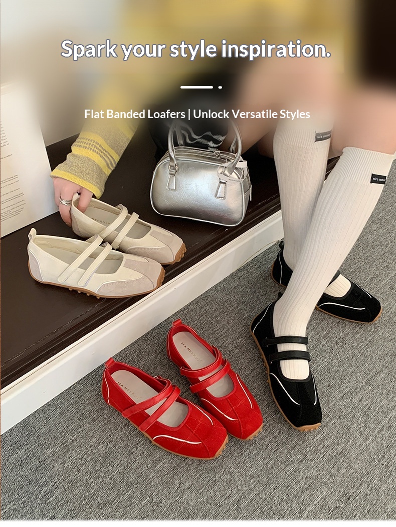 Sapatilhas de ballet vermelhas para mulher estilo vintage_voghion.com