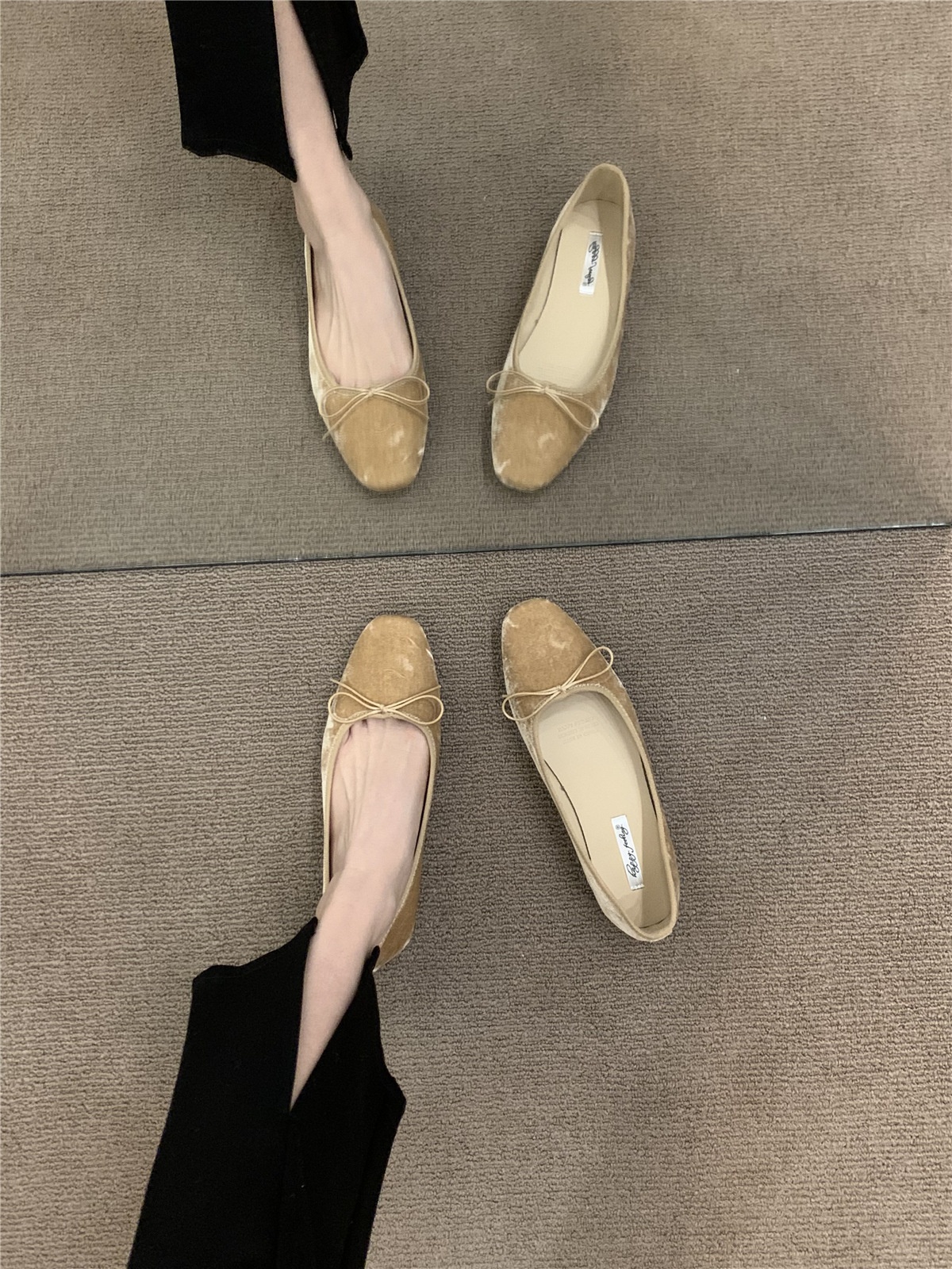 Bailarinas danza mujer estilo francés vintage con lazo plano_voghion.com