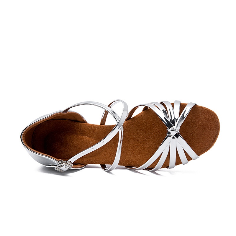 Latin dansschoenen voor meisjes antislip plat dansschoeisel_voghion.com