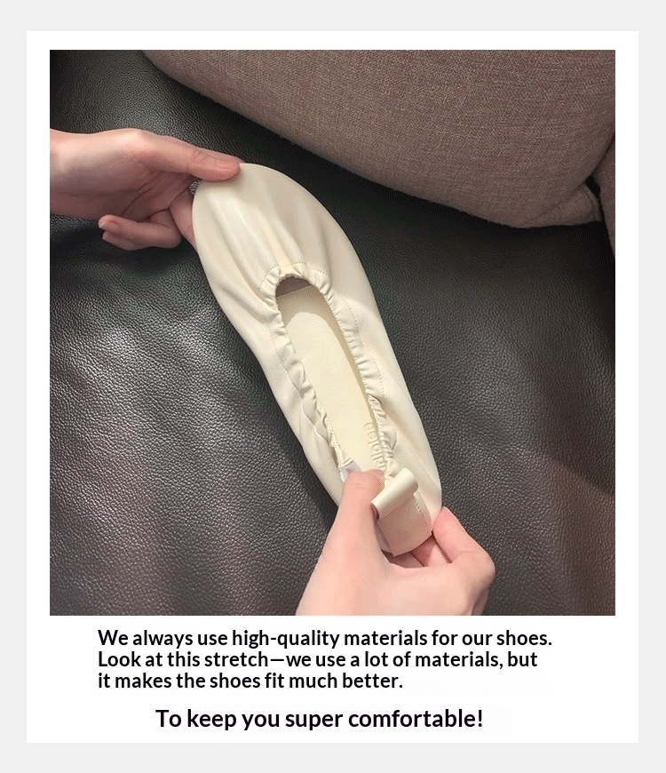 Ballerine da donna, scarpe da danza comode con suola morbida_voghion.com