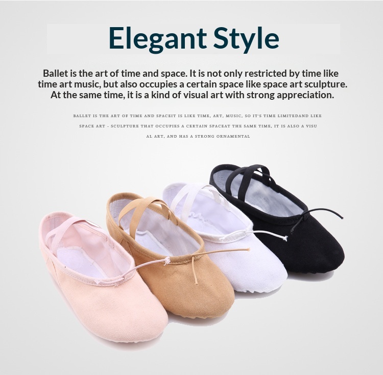 Ballet Dance Shoes For Women Soft Sole Pointe Practice Footwear_voghion.com