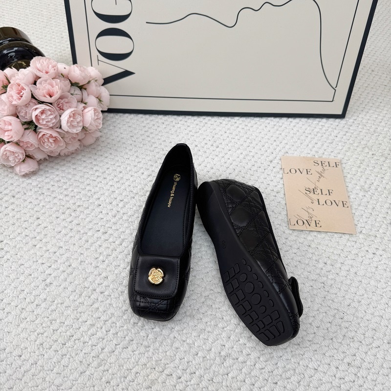 Women's Retro Mary Jane Dance Shoes With Diamond Pattern_voghion.com