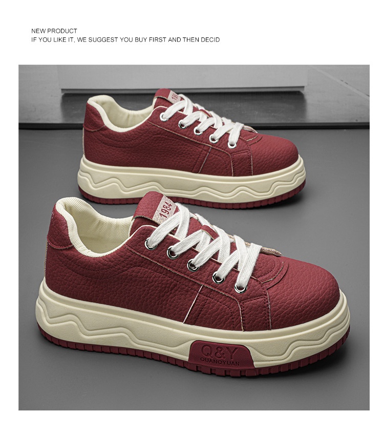 Chaussures décontractées homme sportives compensées élégantes_voghion.com