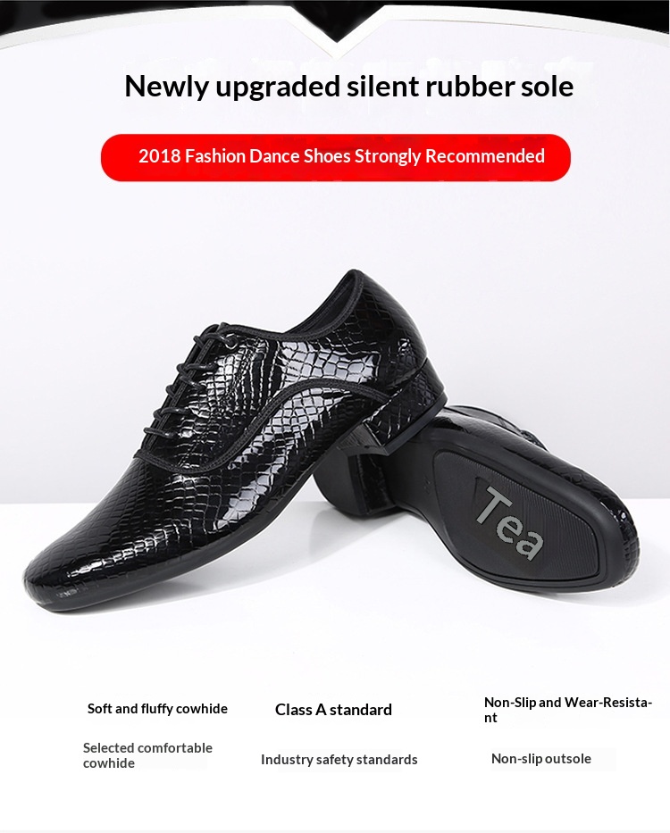 Herren Tanzschuhe Aus Echtem Leder Für Standard Und Outdoor_voghion.com